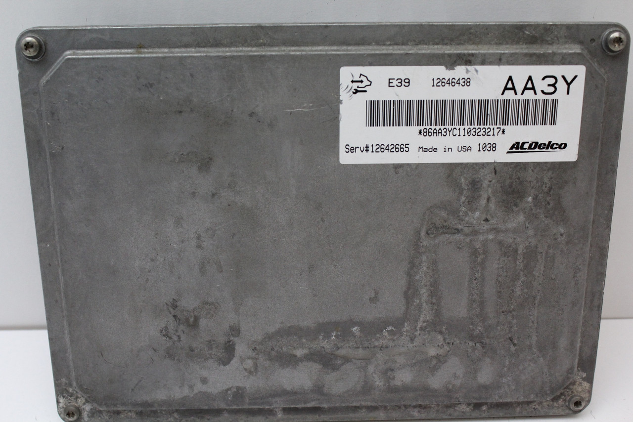 10 11 12 Cadillac CTS 12642665 Computer Brain Engine Control ECU ECM EBX Module