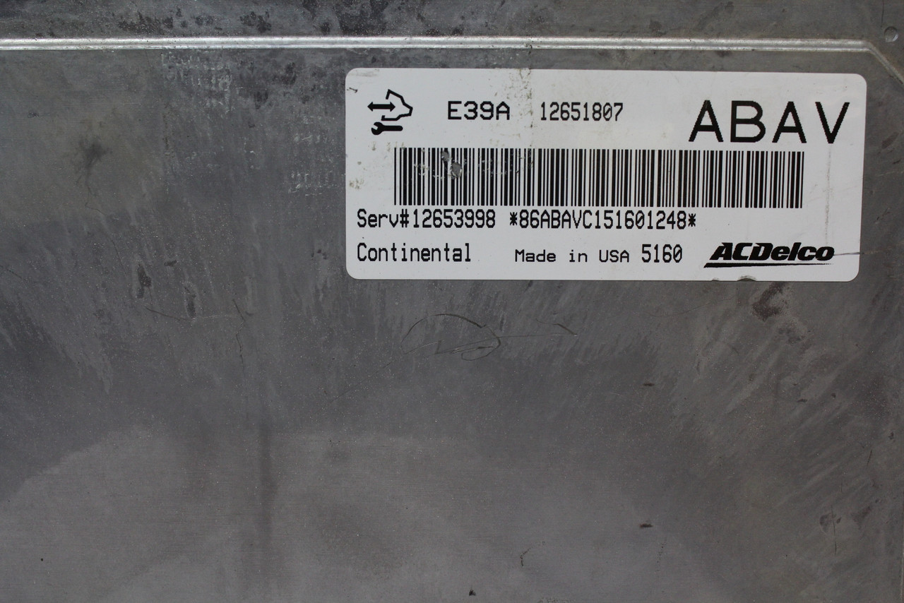 13-16 Buick Terrain 12653998 Computer Brain Engine Control ECU ECM EBX Module