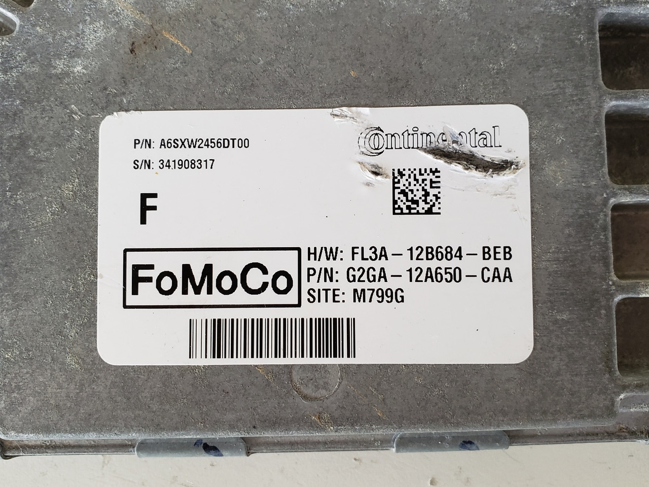 2015-2018 Edge G2GA-12A650-CAA Computer Brain Engine Control ECU ECM EBX Module