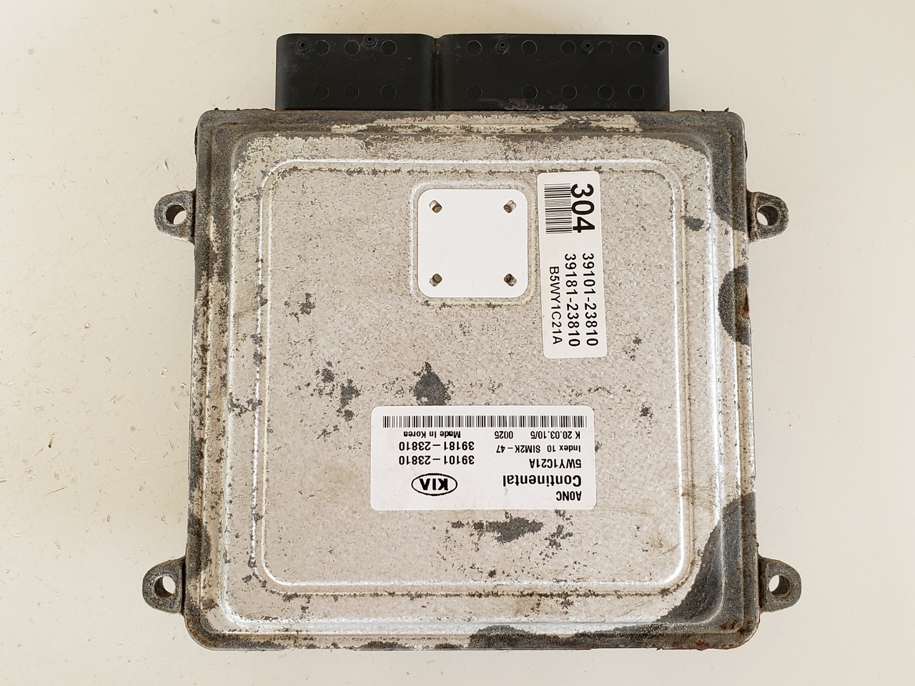 2010 Kia Soul 39181-23810 Computer Brain Engine Control ECU ECM EBX Module