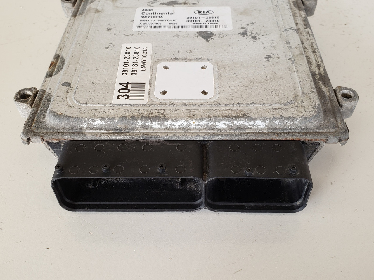 2010 Kia Soul 39181-23810 Computer Brain Engine Control ECU ECM EBX Module