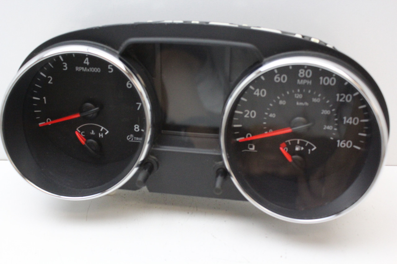 12-15 Nissan Rogue 24810 1VX5A Speedometer Head Instrument Cluster Gauges 121K
