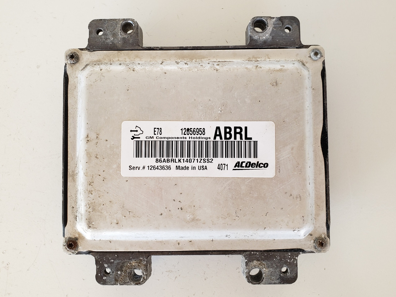 2012-2016 Chevy Sonic 12656958 Computer Brain Engine Control ECU ECM EBX Module