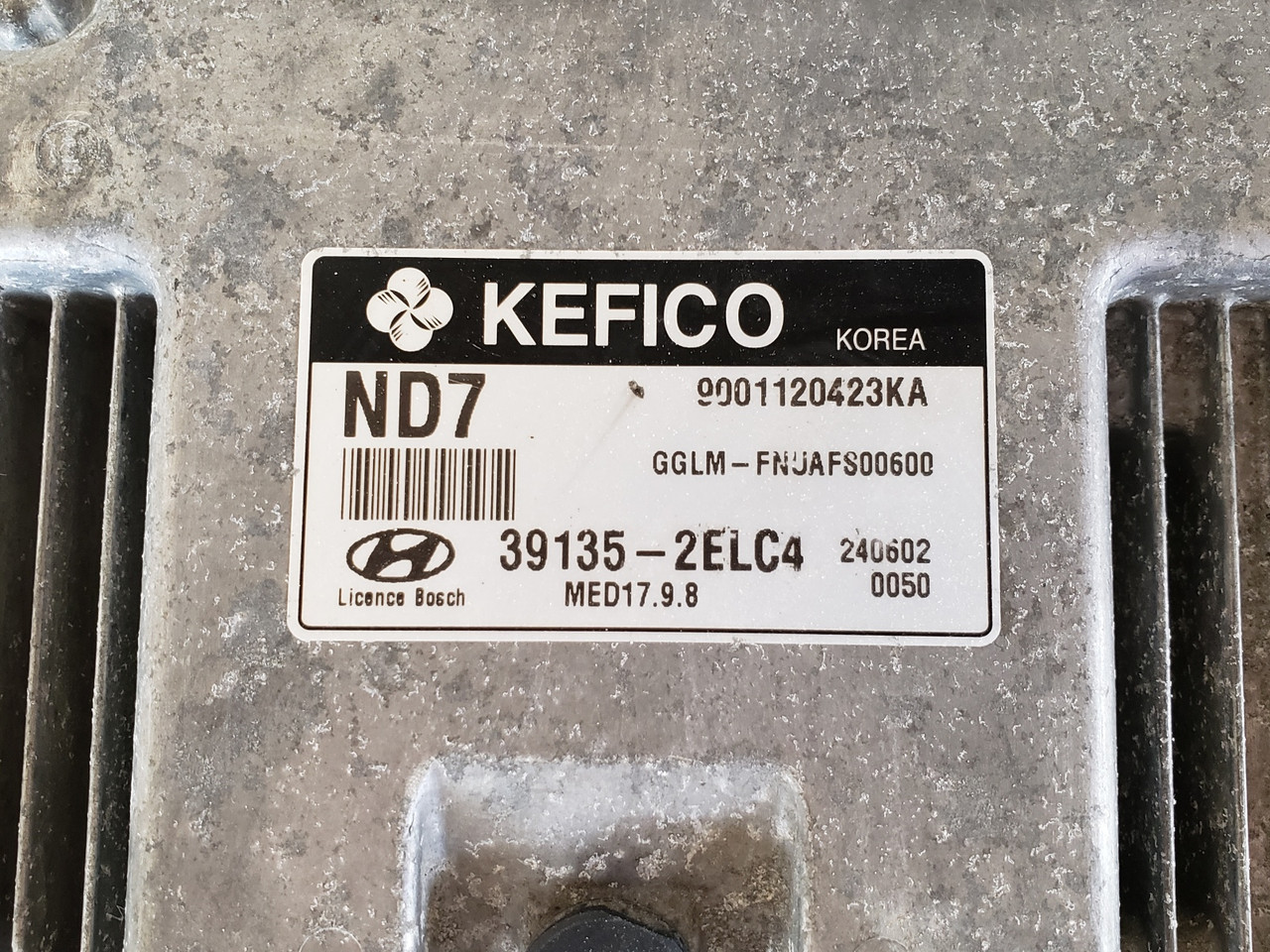2014-2015 Tucson 39135-2ELC4 Computer Brain Engine Control ECU ECM EBX Module