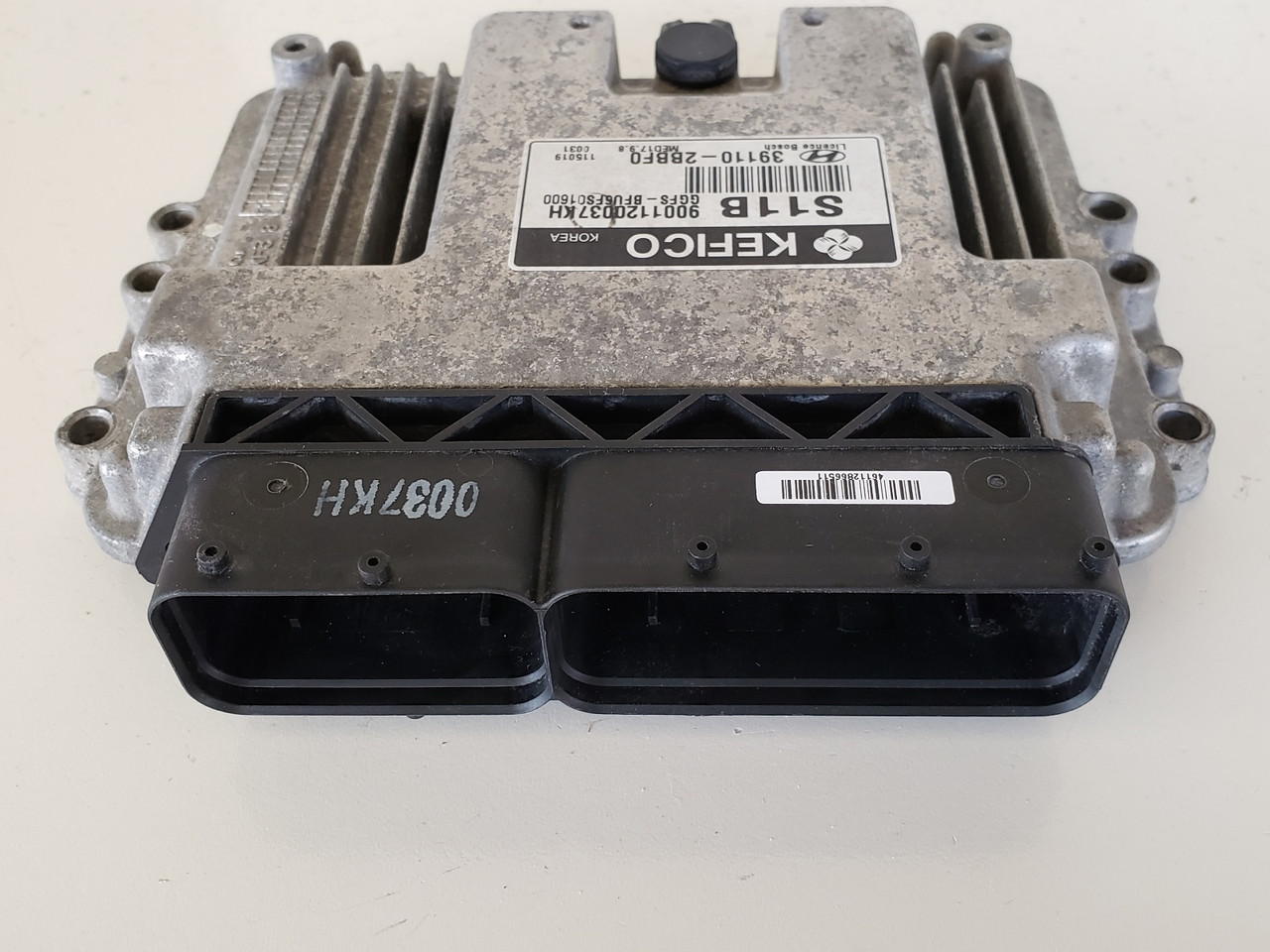 2012 Veloster 39110-2BBF0 Computer Brain Engine Control ECU ECM EBX Module 2012 Veloster 39110-2BBF0 Computer Brain Engine Control ECU ECM EBX Module