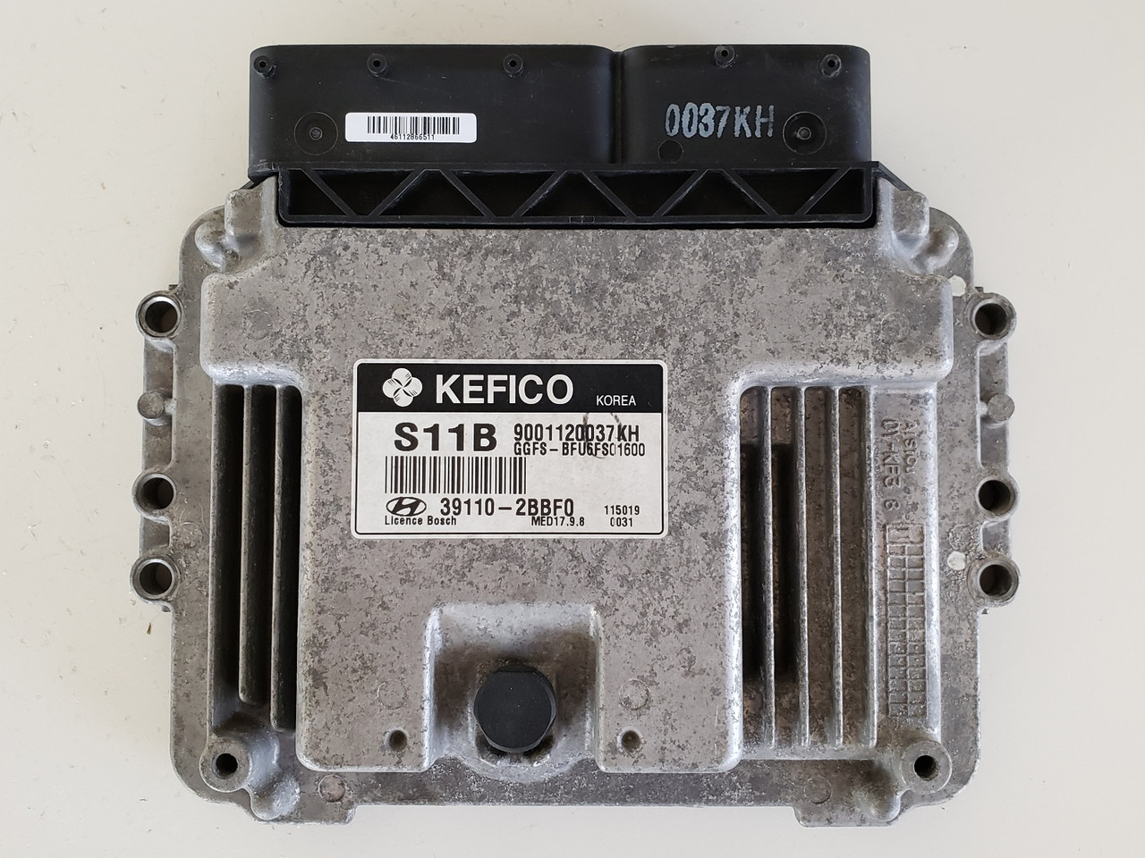 2012 Veloster 39110-2BBF0 Computer Brain Engine Control ECU ECM EBX Module 2012 Veloster 39110-2BBF0 Computer Brain Engine Control ECU ECM EBX Module