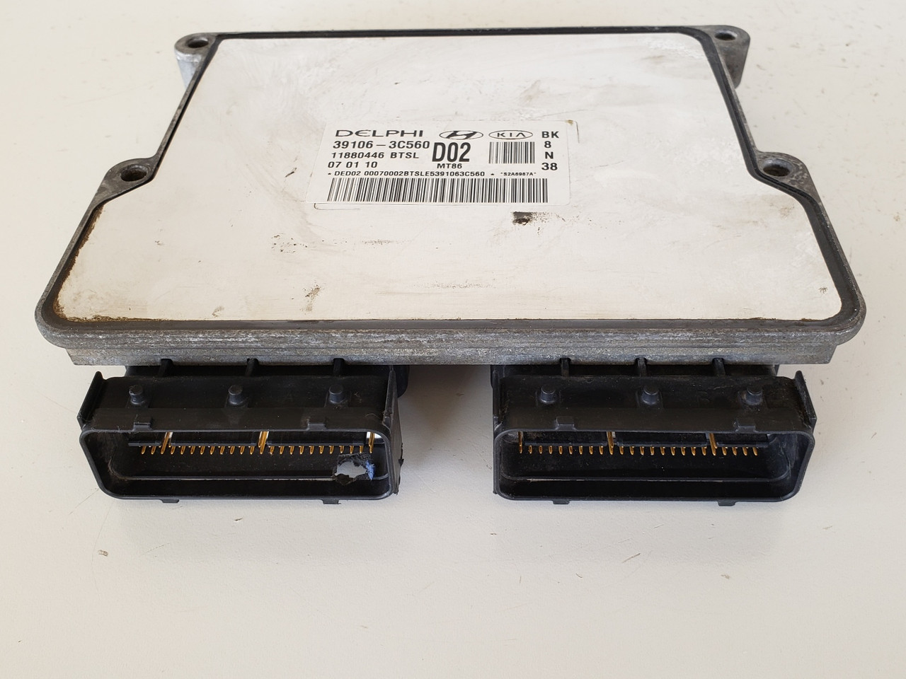 2009-2011 Genesis 39106-3C560 Computer Brain Engine Control ECU ECM EBX Module
