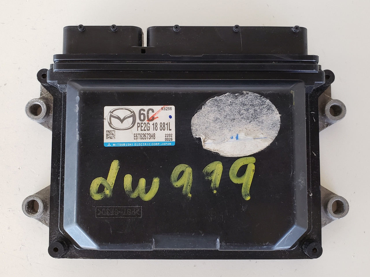 2012-2013 Mazda 3 PE2G 18 881L Computer Brain Engine Control ECU ECM EBX Module