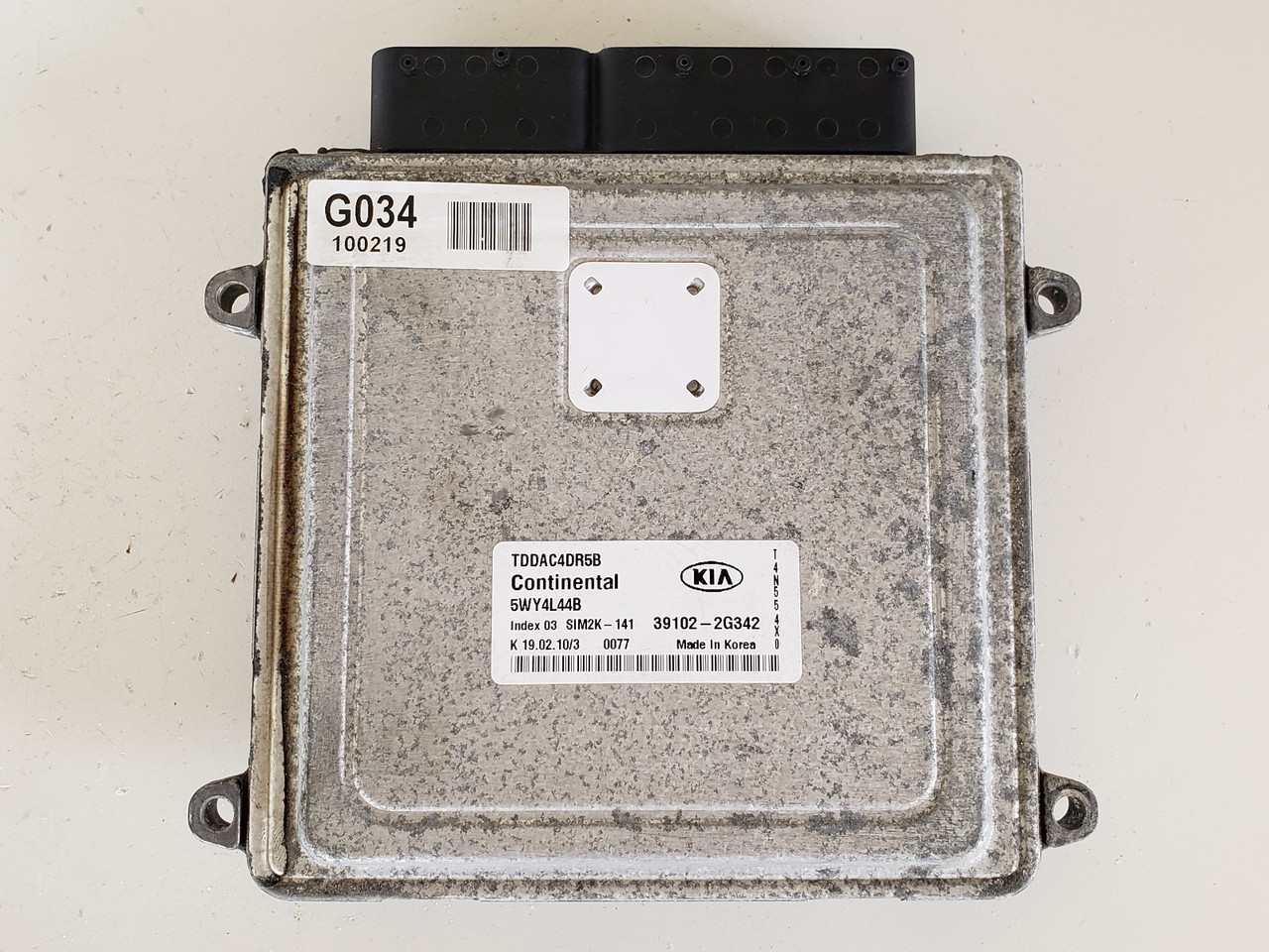 2010 Kia Forte 39102-2G342 Computer Brain Engine Control ECU ECM EBX Module