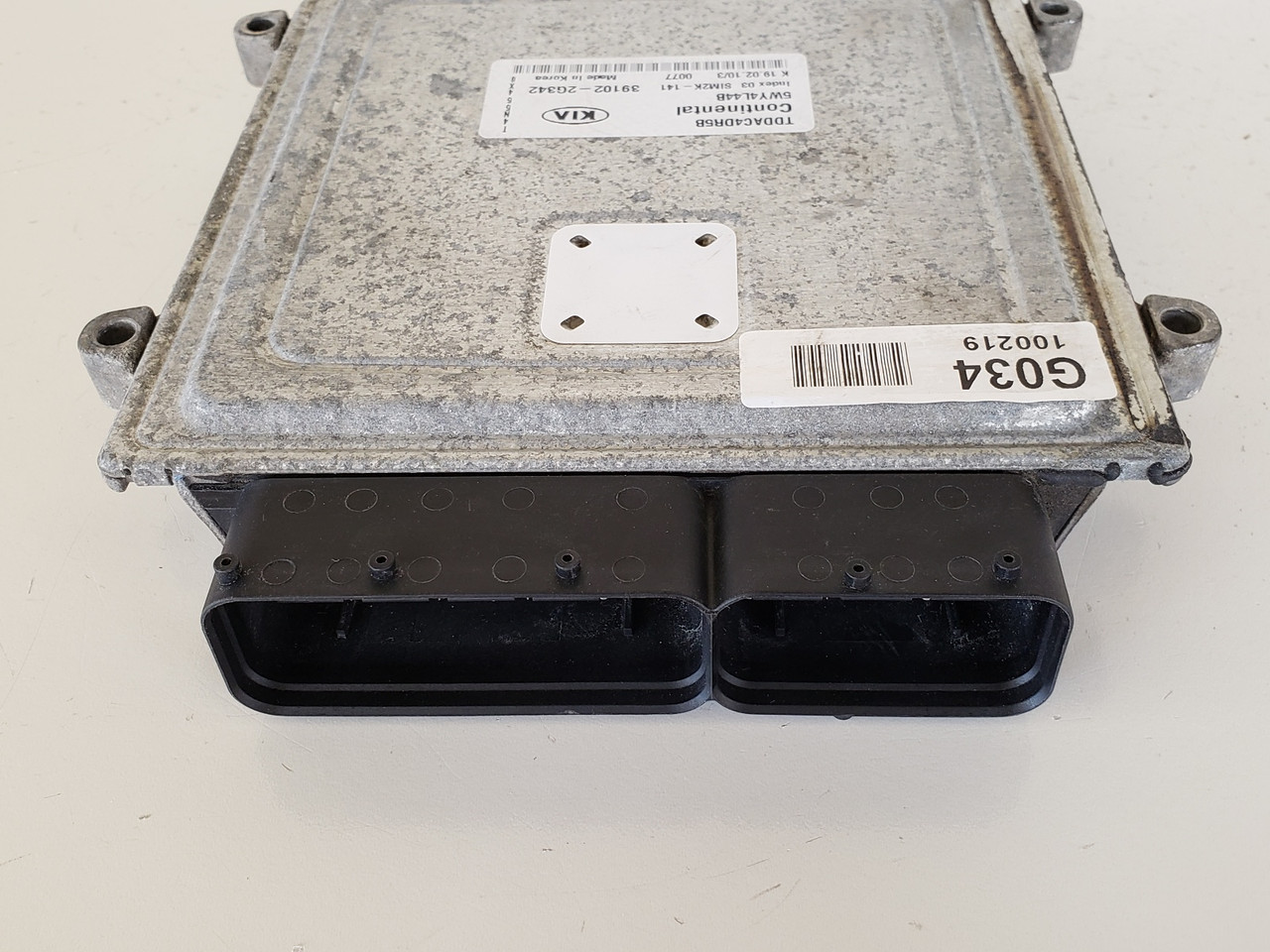 2010 Kia Forte 39102-2G342 Computer Brain Engine Control ECU ECM EBX Module