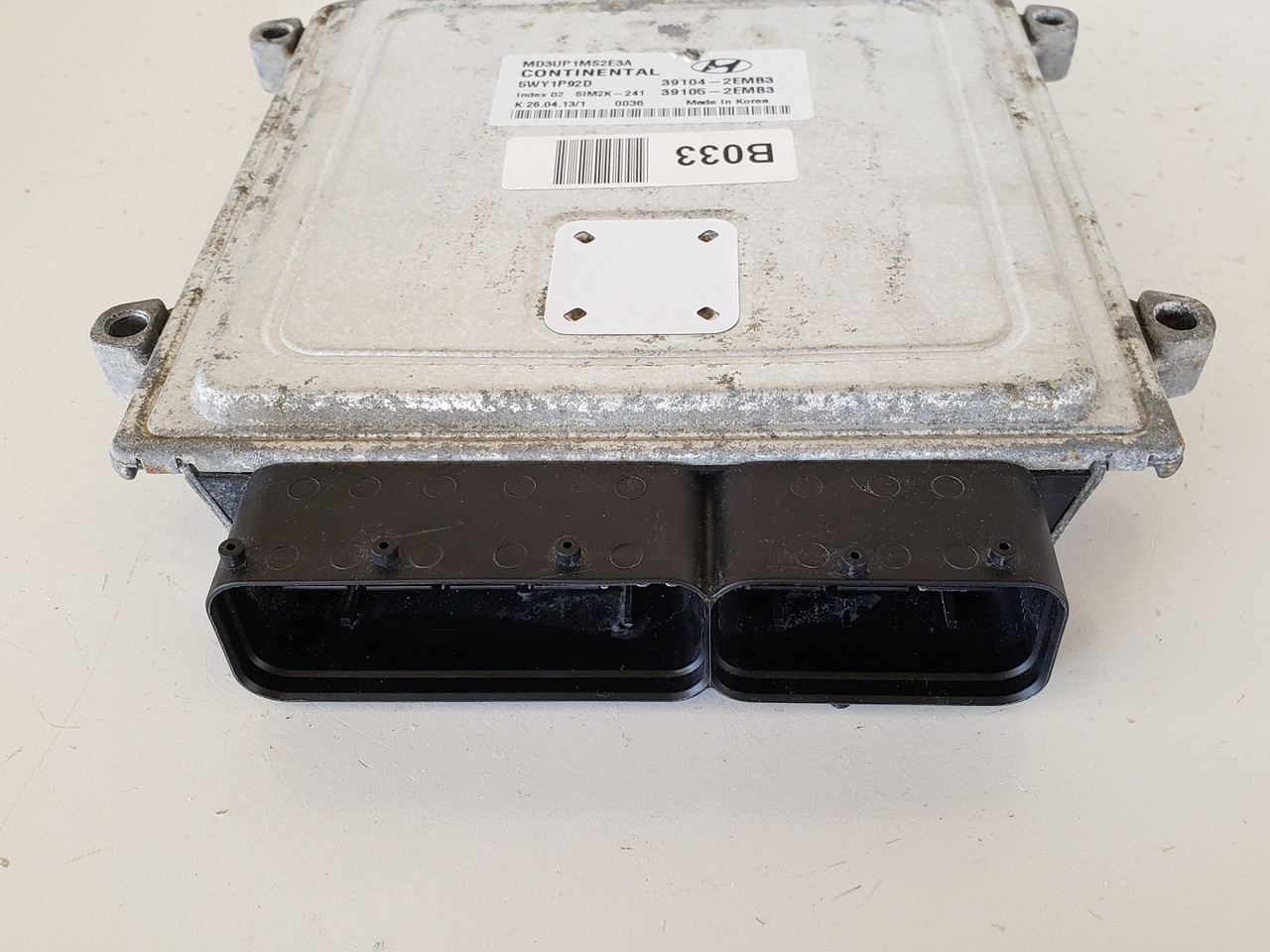 2011-2013 Elantra 39105-2EMB3 Computer Brain Engine Control ECU ECM EBX Module