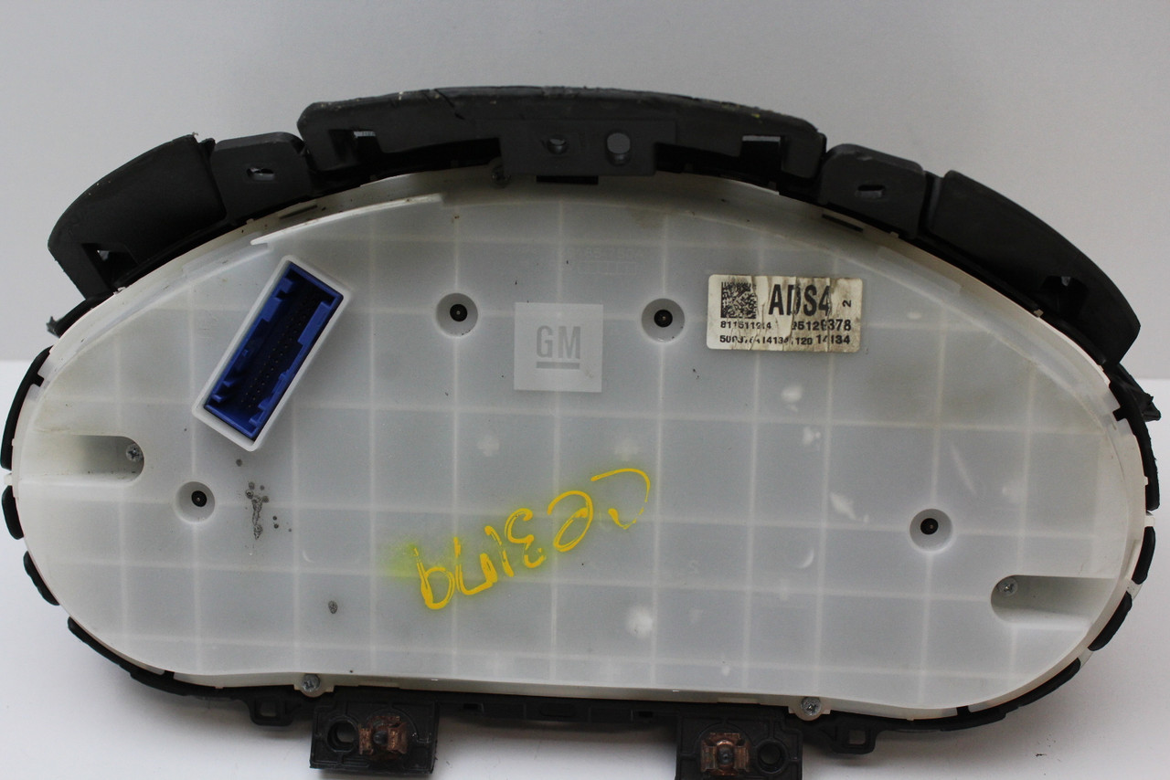 13 14 Chevrolet Cruze 95129378 Speedometer Head Instrument Cluster Gauges 70K
