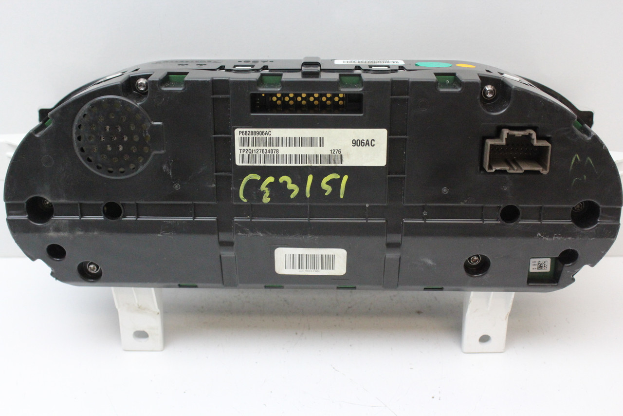 2016 Dodge Challenger P68288906AC Speedometer Head Instrument Cluster Gauges 43K