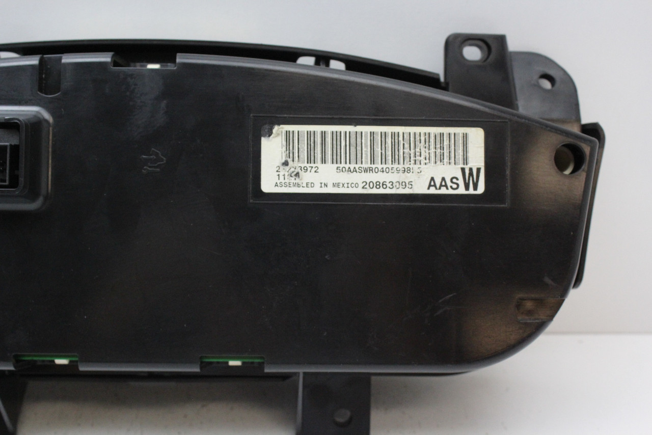 12-16 Chevrolet Impala 20863095 Speedometer Head Instrument Cluster Gauges 85K