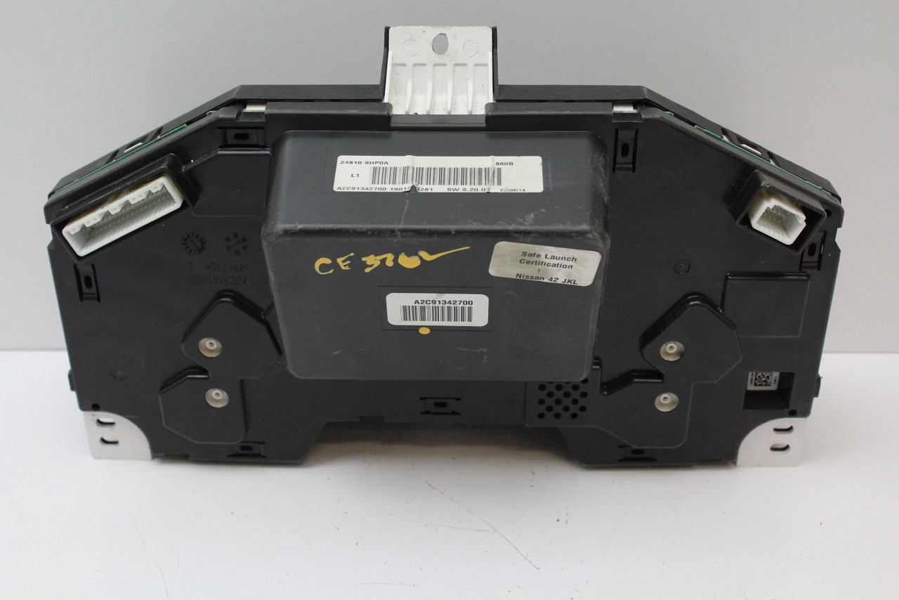 15 2015 Nissan Altima 248109HP0A Speedometer Head Instrument Cluster Gauges 130K