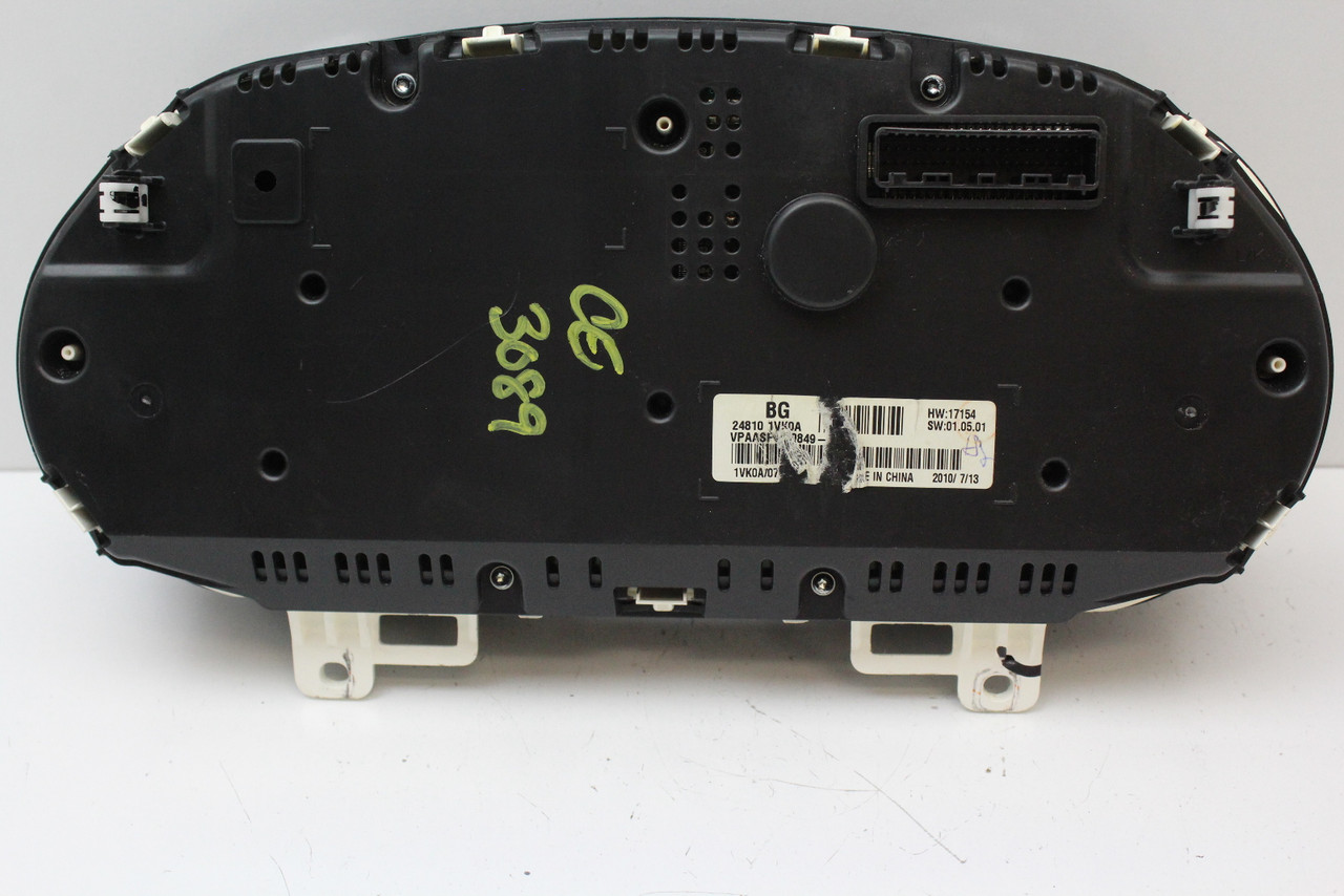 11 12 Nissan Rogue 24810 1VK0A Speedometer Head Instrument Cluster Gauges 79K