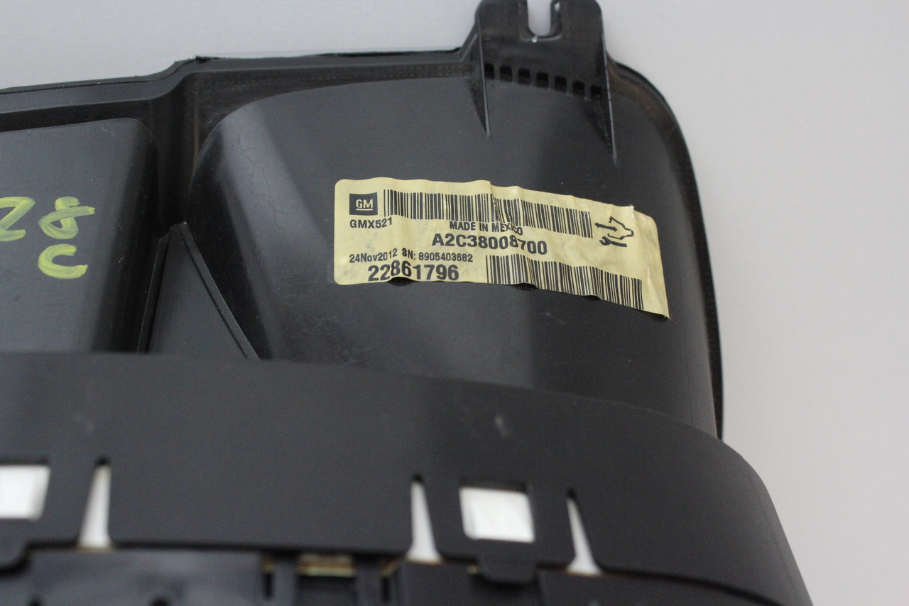 2013 13 Chevrolet Camaro 22861796 Speedometer Head Instrument Cluster Gauges 74K