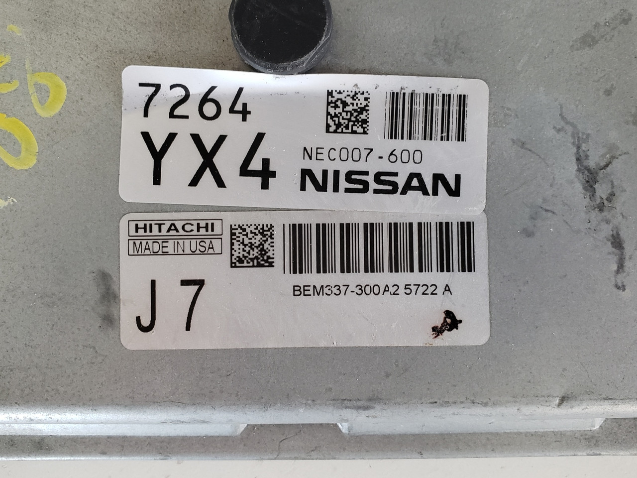 2015-2017 NV200 NEC007-600 Computer Brain Engine Control ECU ECM EBX Module
