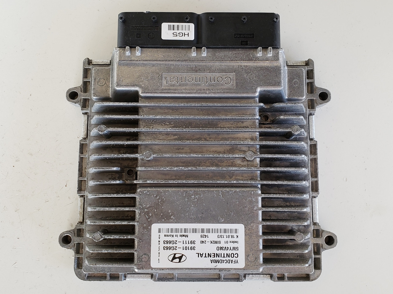 2011-2014 Elantra 39111-2G663 Computer Brain Engine Control ECU ECM EBX Module