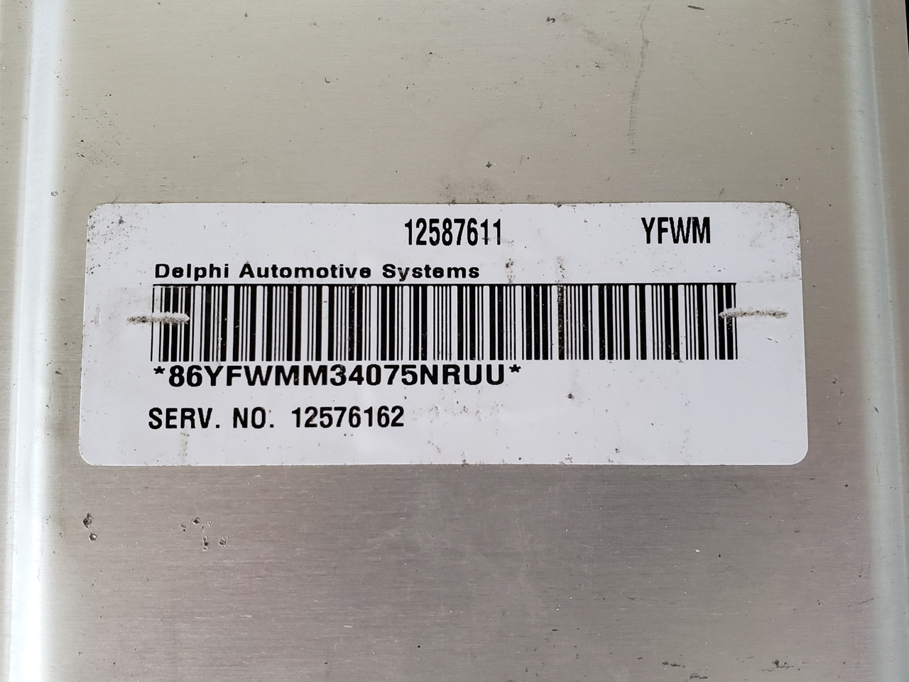 2003-2005 Cavalier 12576162 Computer Brain Engine Control ECU ECM EBX Module