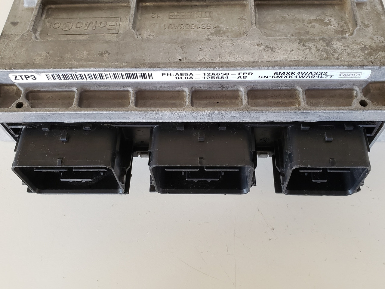 11-12 Fusion AE5A-12A650-EPD Computer Brain Engine Control ECU ECM EBX Module