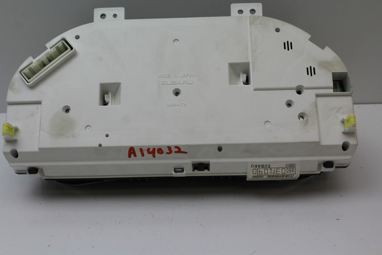 2009 09 Impreza 85022FG360 Speedometer Head Instrument Cluster Gauges 143K