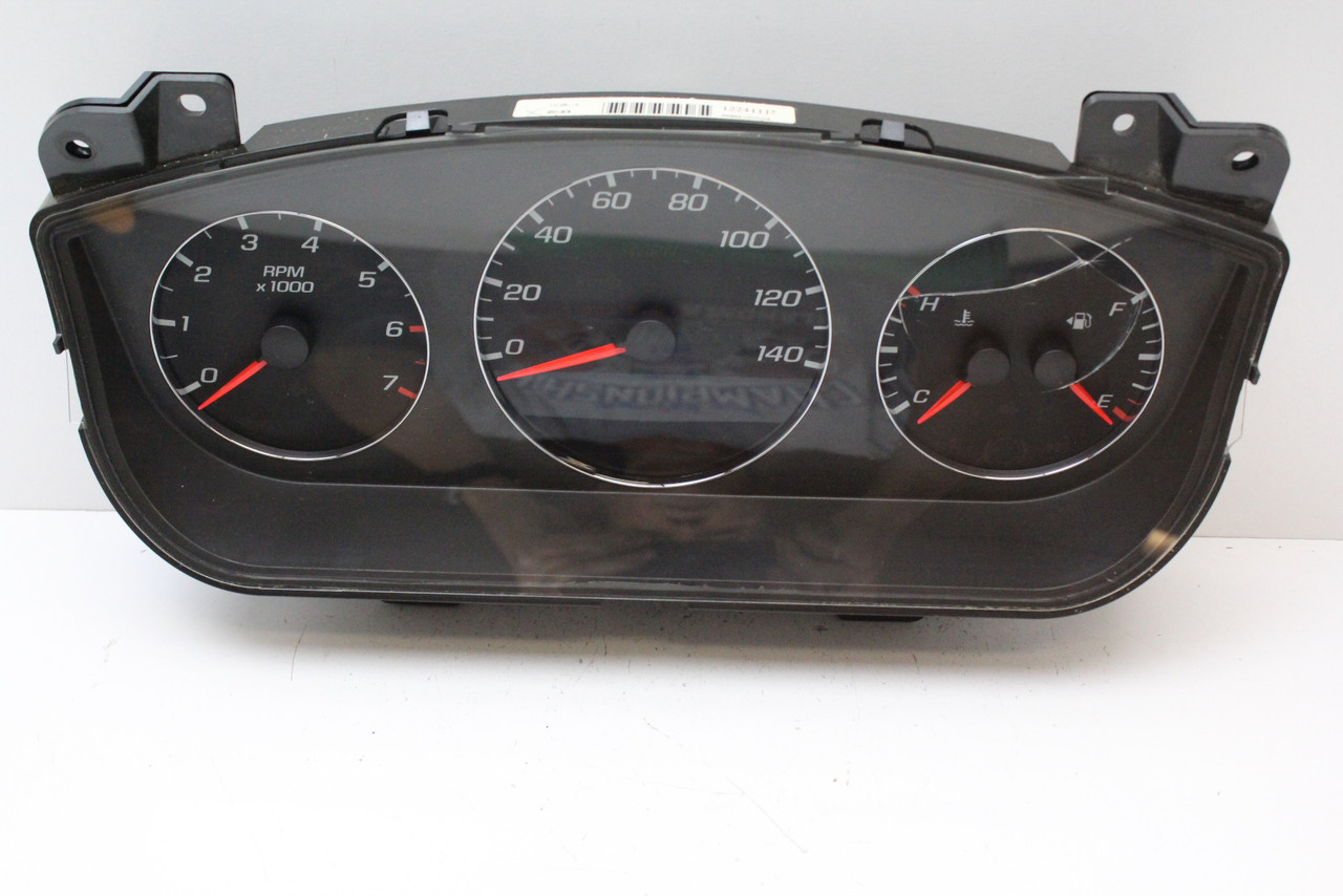 09-11 Impala 25936722 Speedometer Head Instrument Cluster Gauges 127K