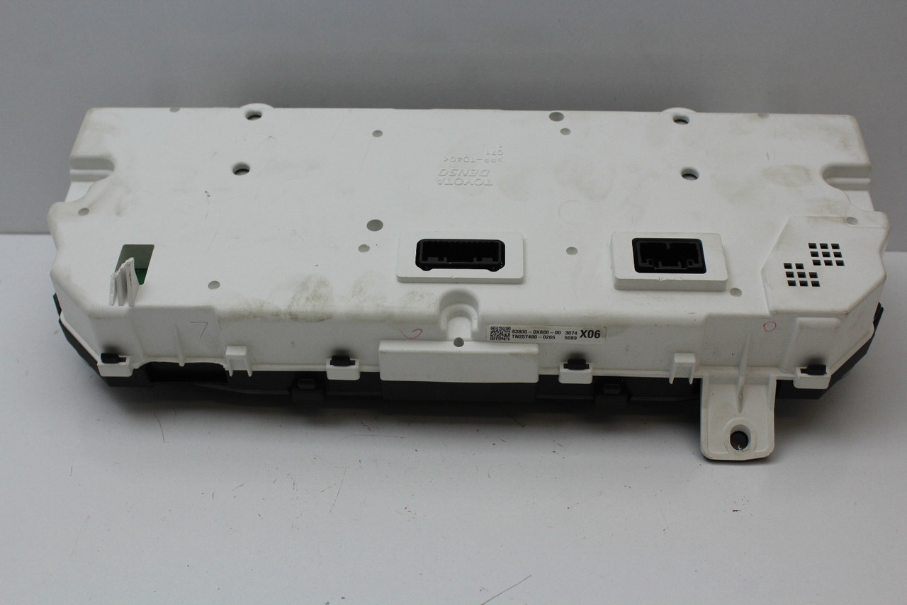 1516 17 Camry 83800-0X800-00 Speedometer Head Instrument Cluster Gauges 14K