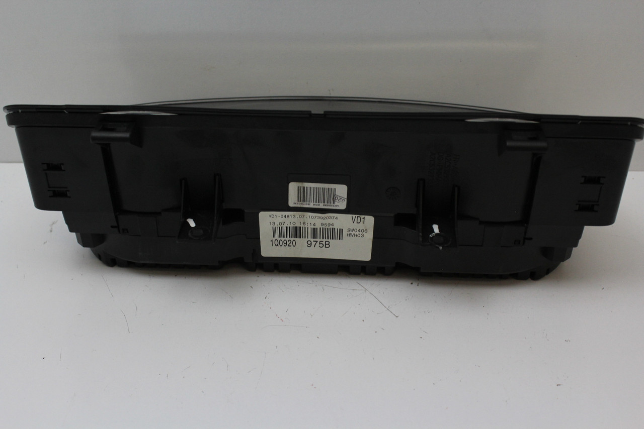 10-16 EOS 1Q0920975B Speedometer Head Instrument Cluster Gauges 61K