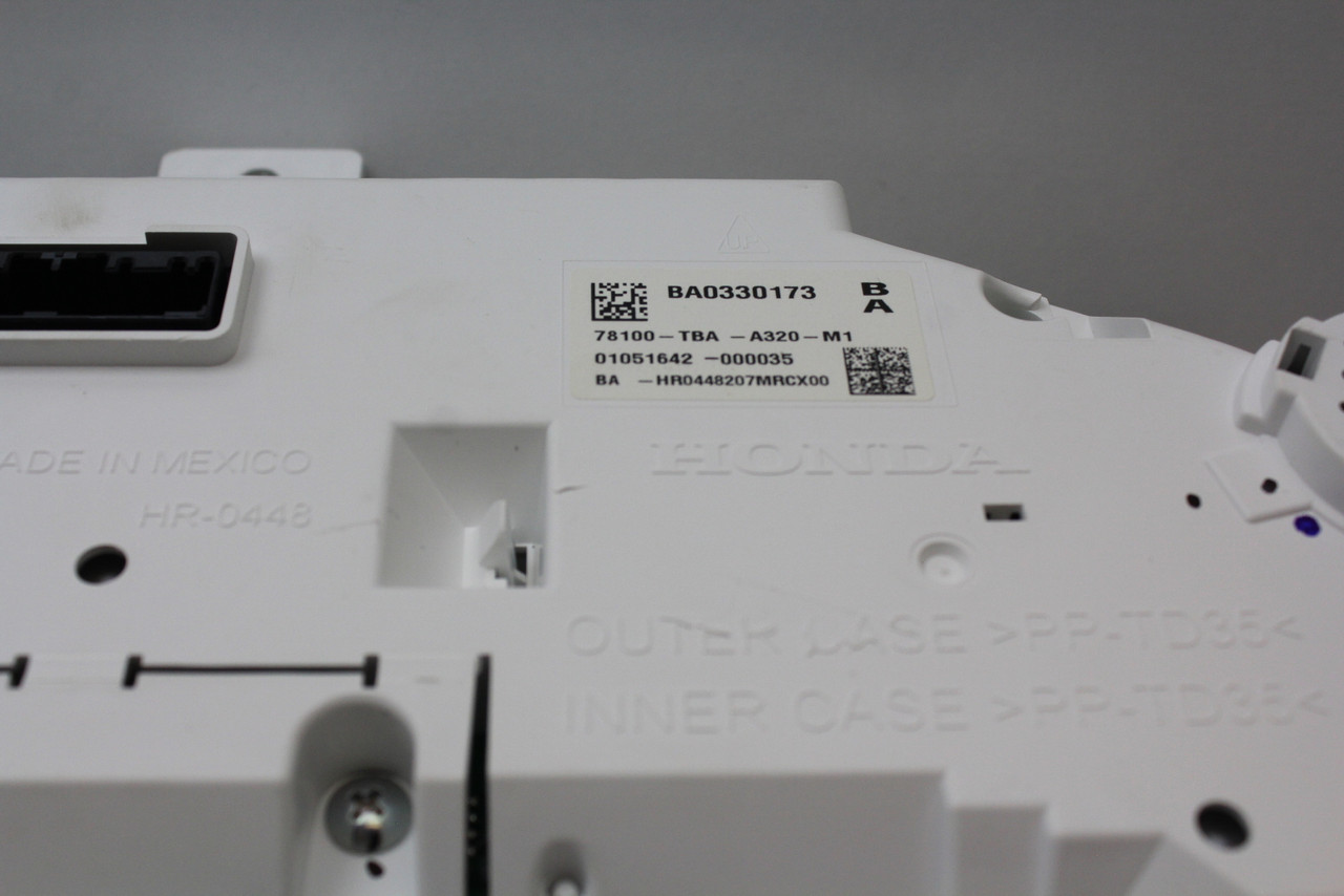 16 17 18 Civic 78100-TBA-A320-M1 Speedometer Instrument Cluster Gauges 1K