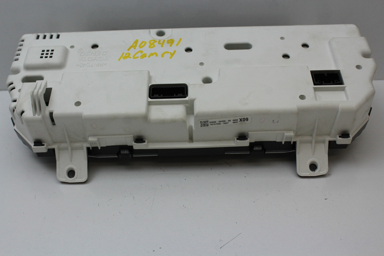 2012 12 Toyota Camry 83800-0X090 Speedometer Head Instrument Cluster Gauges 40K