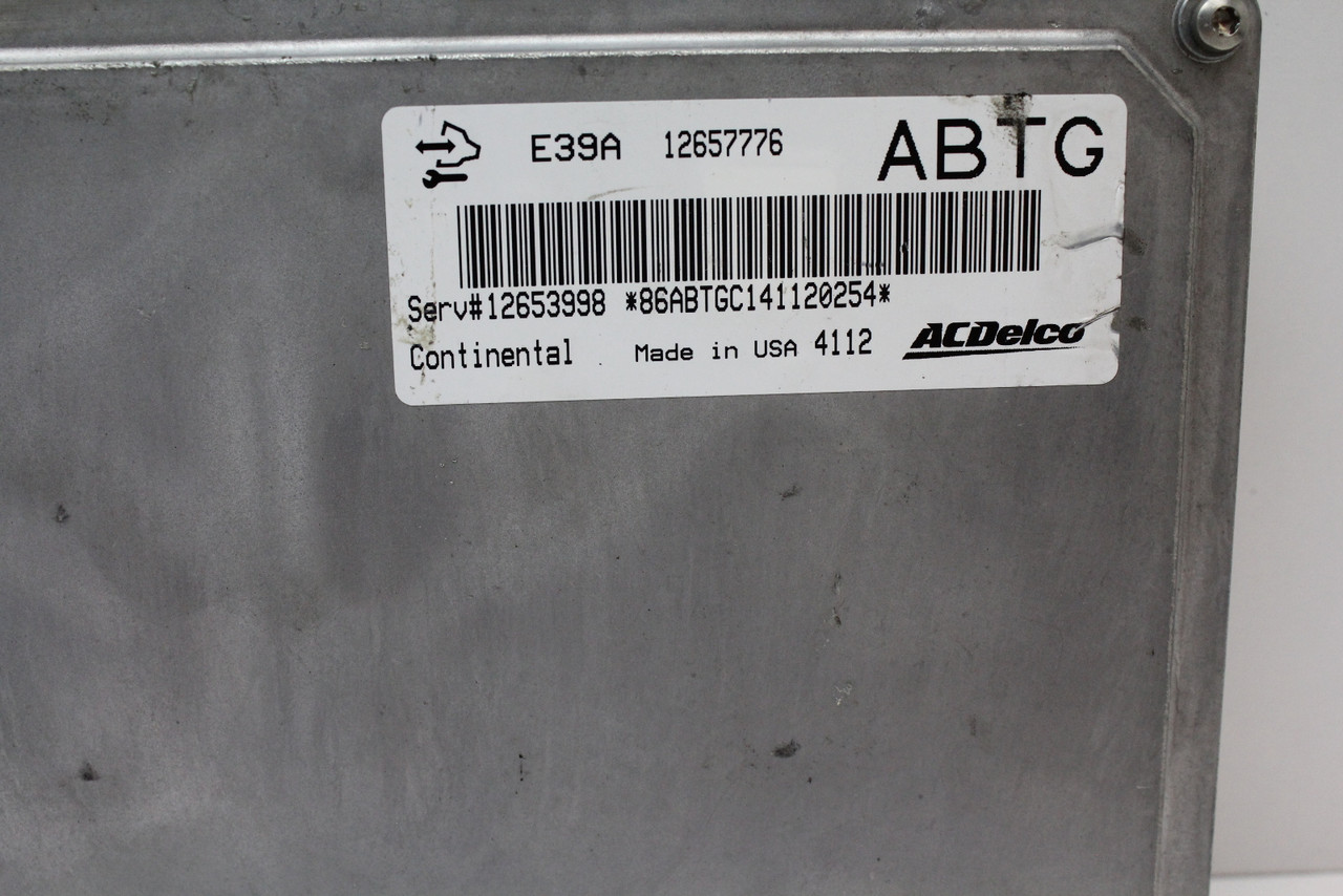 13-16 Acadia 12653998  Computer Brain Engine Control ECU ECM EBX Module