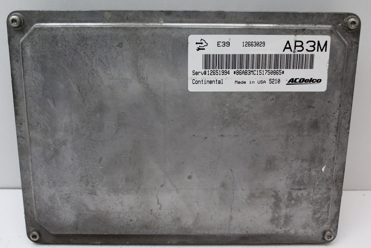 14 15 16 Impala 12651994 Computer Brain Engine Control ECU ECM EBX Module 14 15 16 Impala 12651994 Computer Brain Engine Control ECU ECM EBX Module