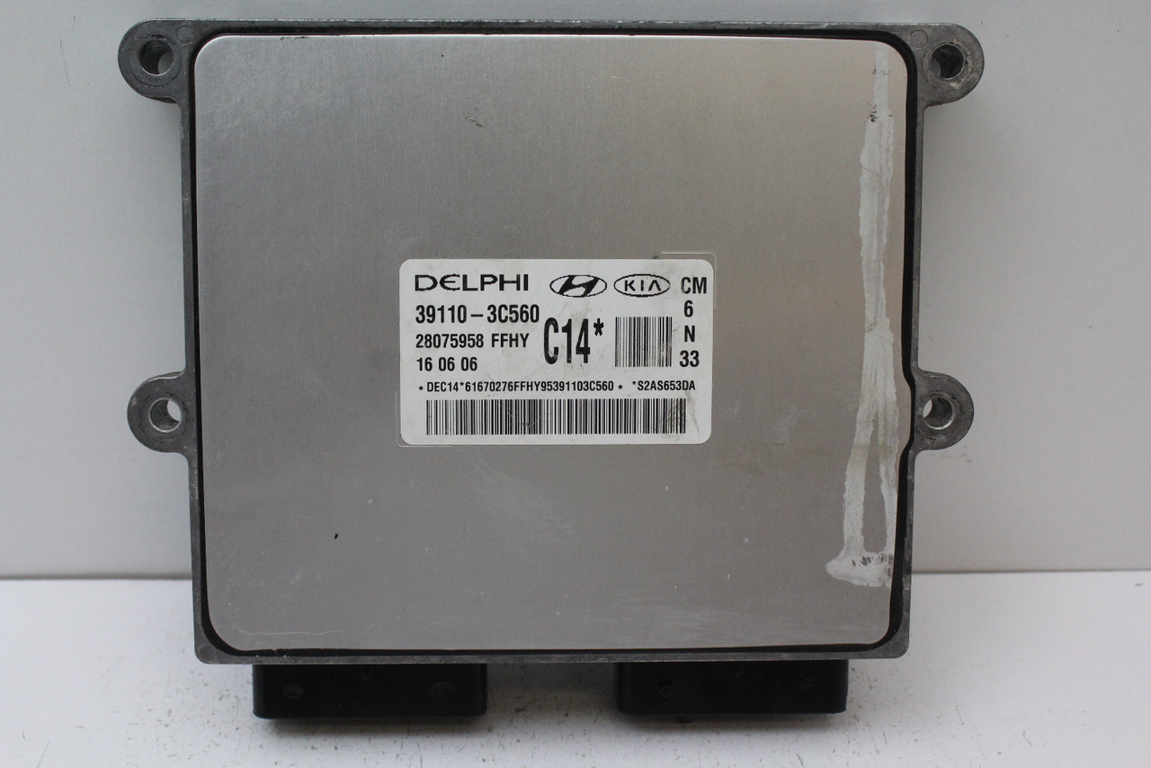 07 08 09 Santa Fe 39110-3C560 Computer Brain Engine Control ECU ECM EBX Module