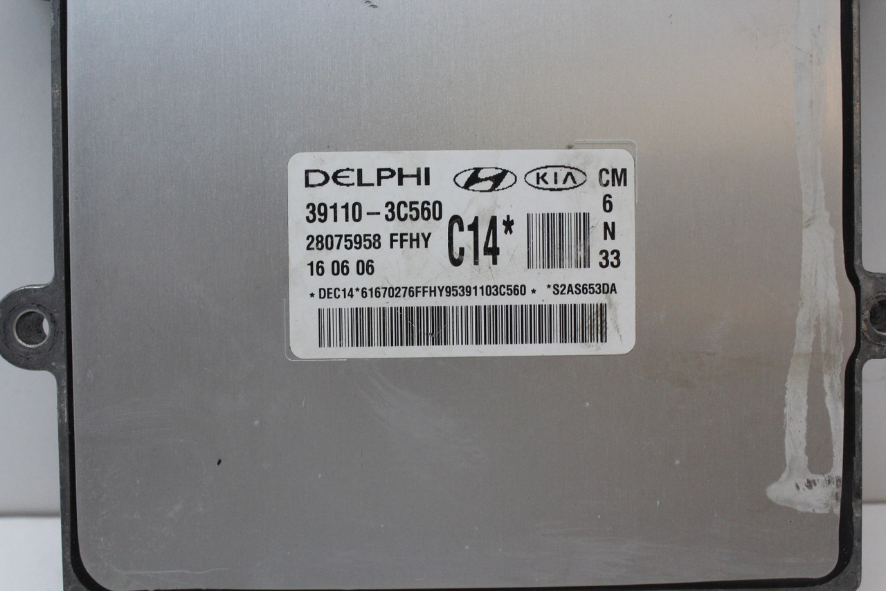 07 08 09 Santa Fe 39110-3C560 Computer Brain Engine Control ECU ECM EBX Module