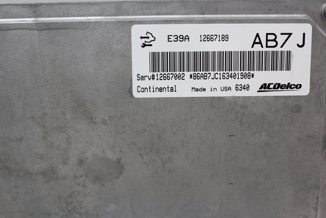 17 2017 Regal 12667002 Computer Brain Engine Control ECU ECM EBX Module