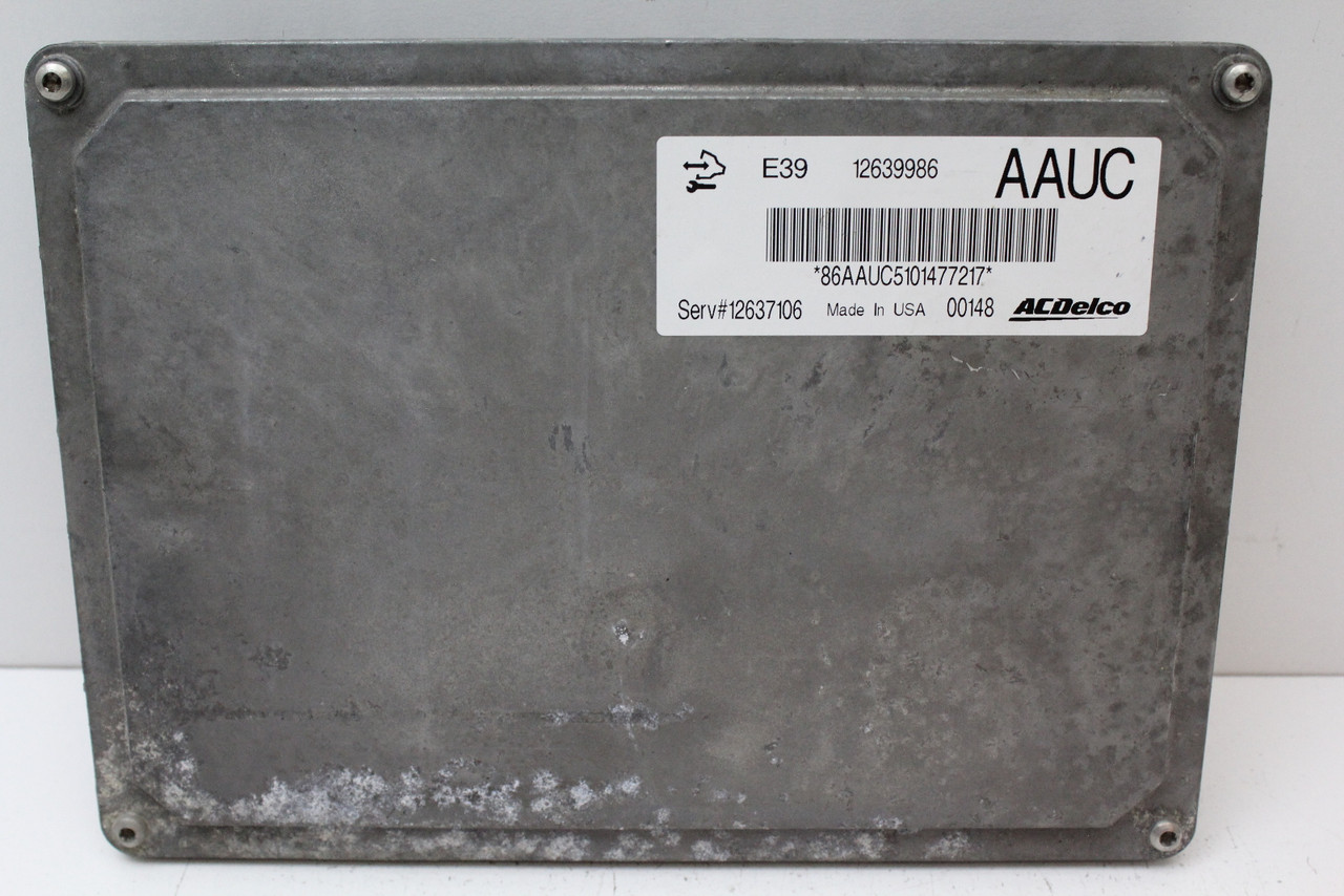 10 11 Lacrosse 12637106 Computer Brain Engine Control ECU ECM EBX Module