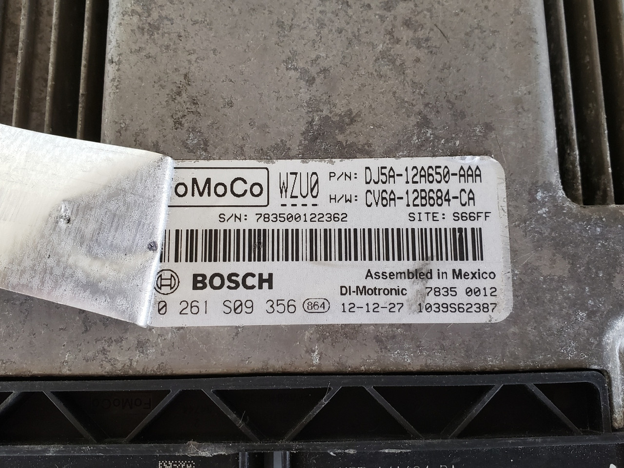 13-16 Escape DJ5A-12A650-AAB Computer Brain Engine Control ECU ECM EBX Module