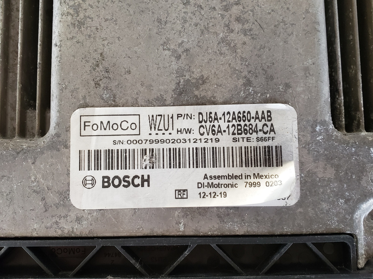 13-16 Escape DJ5A-12A650-AAB Computer Brain Engine Control ECU ECM EBX Module