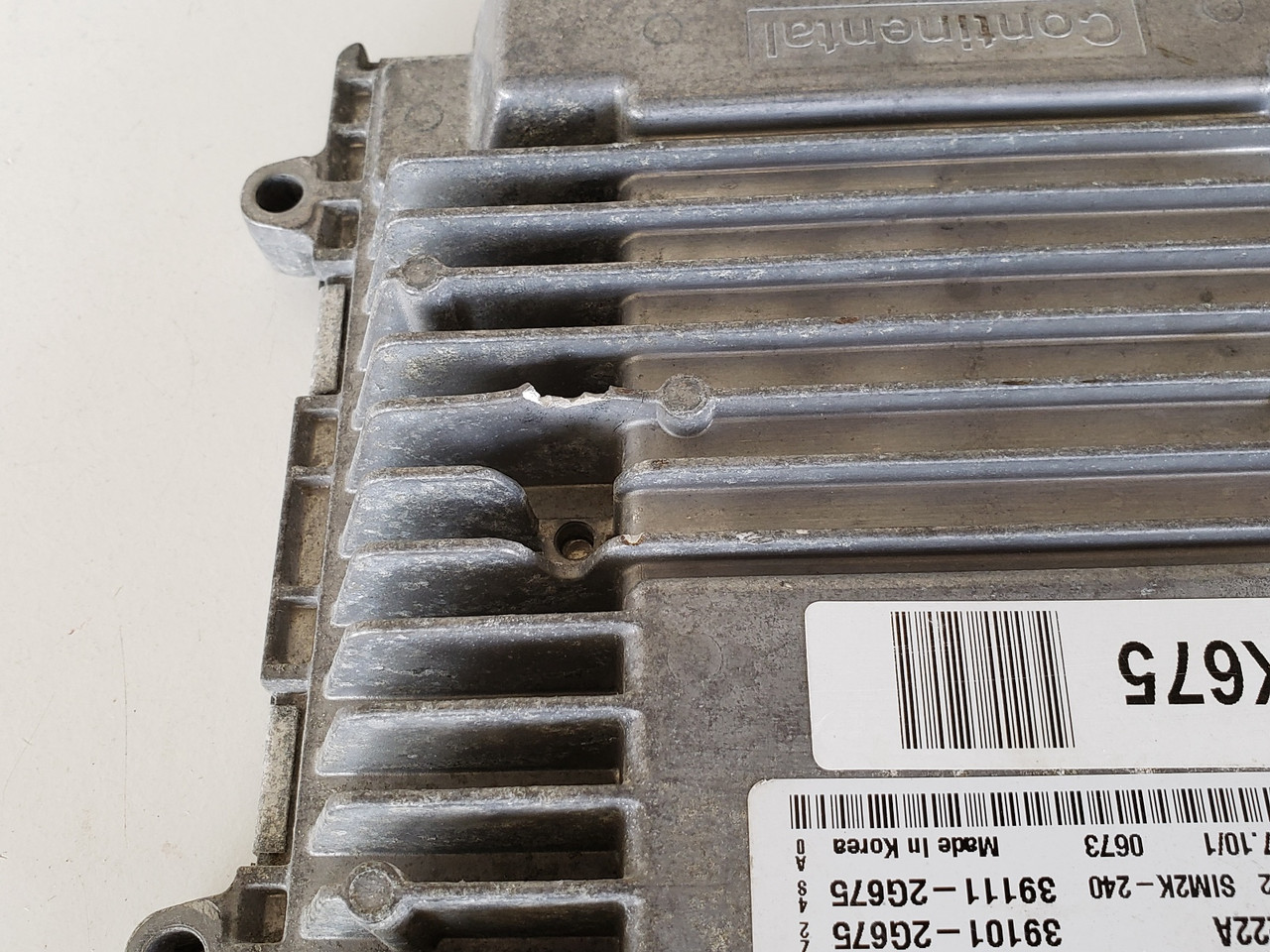 2011 Hyundai Sonata 39111-2G675 Computer Brain Engine Control ECU ECM EBX Module