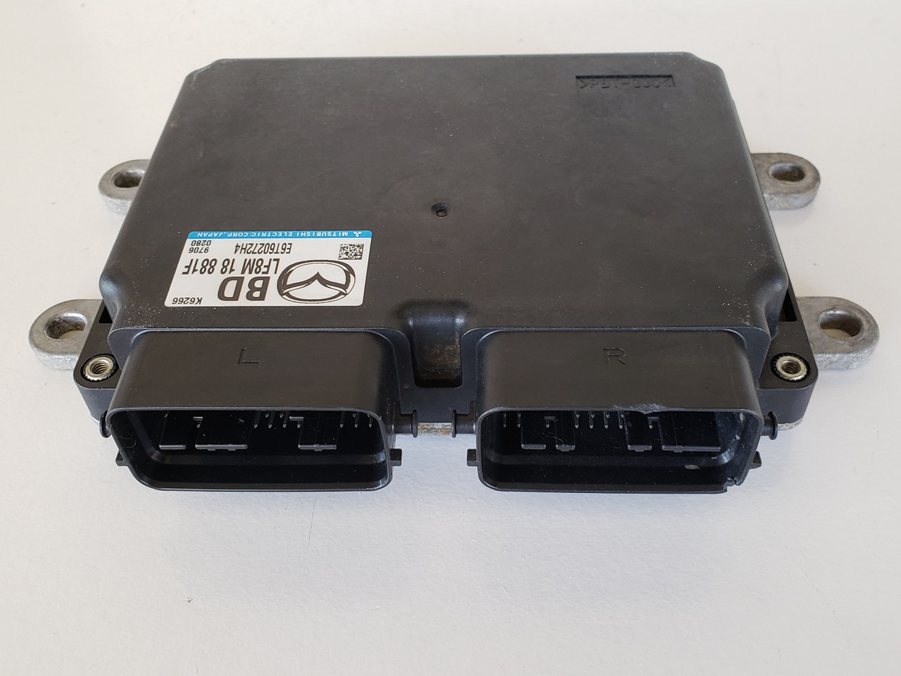 2010 Mazda 3 LF8M 18 881F Computer Brain Engine Control ECU ECM EBX Module
