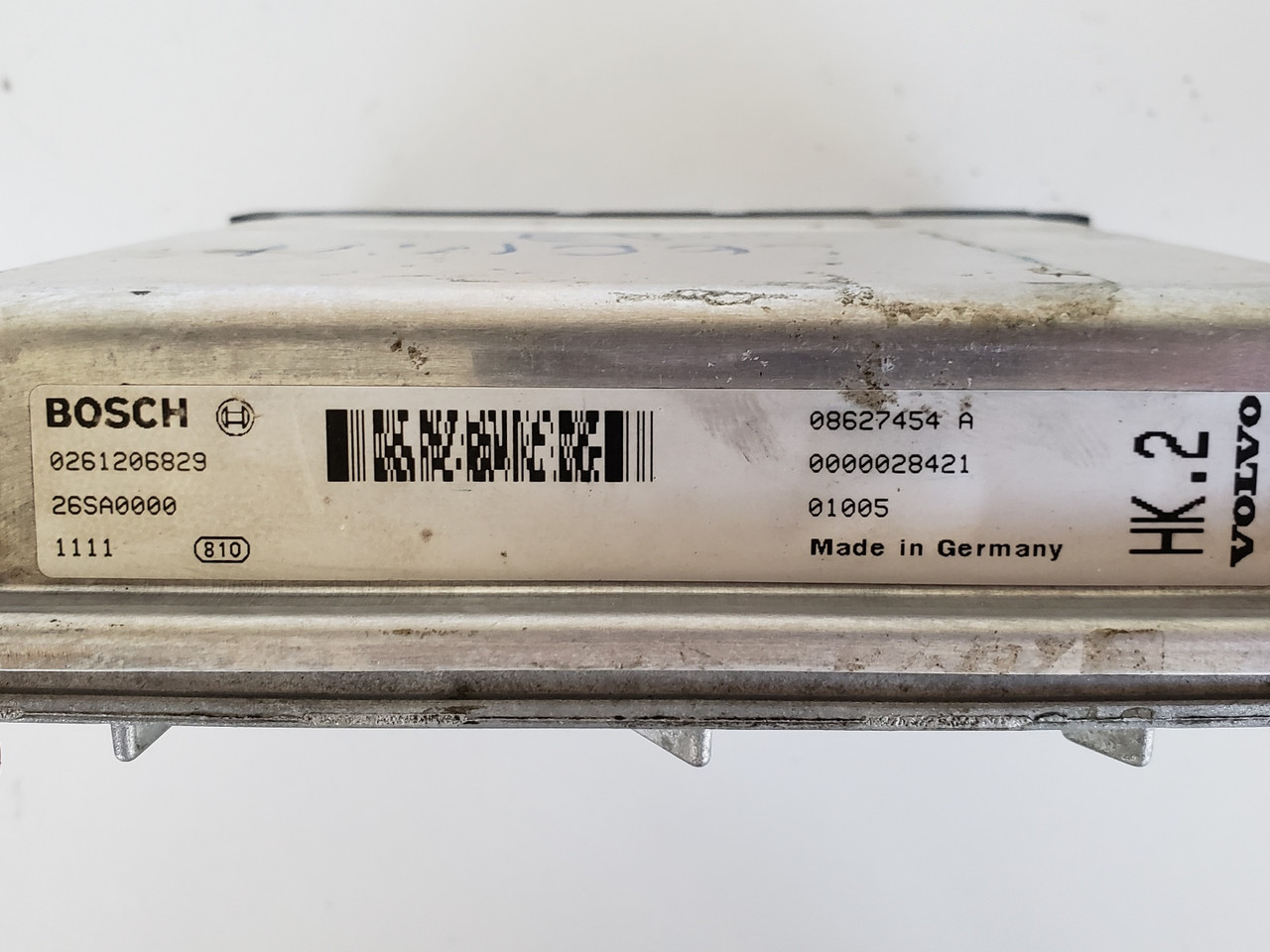 2001 Volvo S80 08627454 A Computer Brain Engine Control ECU ECM EBX Module
