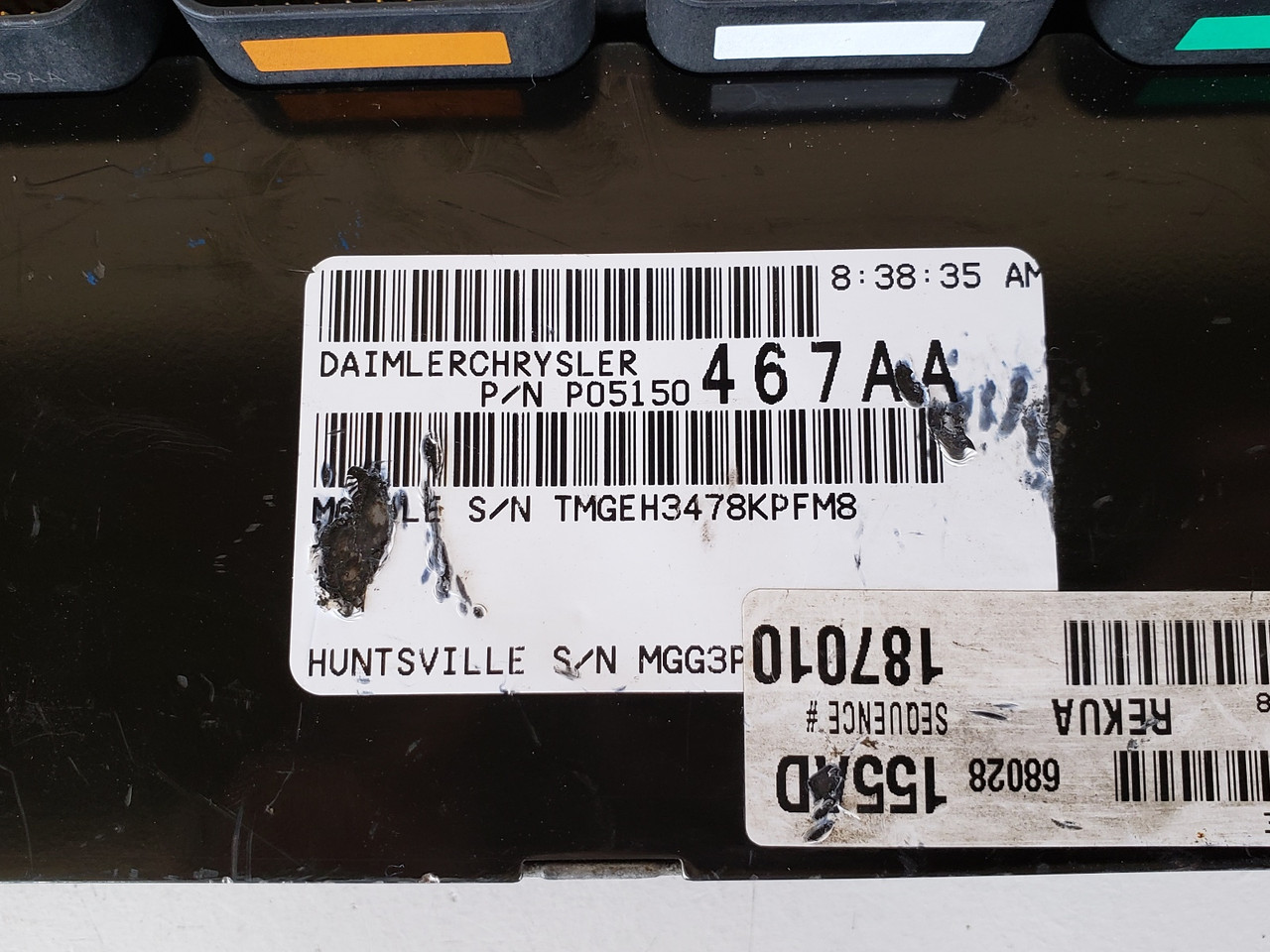 2009-2010 Grand Cherokee P05150467AA Computer Engine Control ECU ECM EBX Module