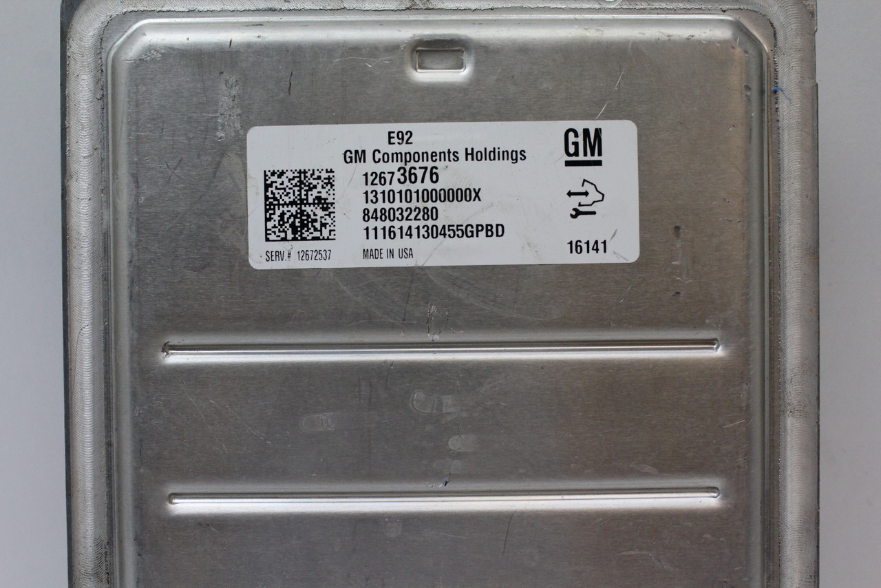 2016 16 Chevrolet Camaro 12672537 Computer Brain Engine Control ECU ECM Module