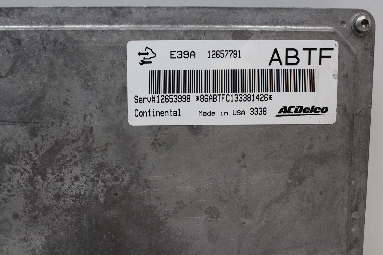 14 15 Cadillac CTS 12657781 Computer Brain Engine Control ECU ECM EBX Module