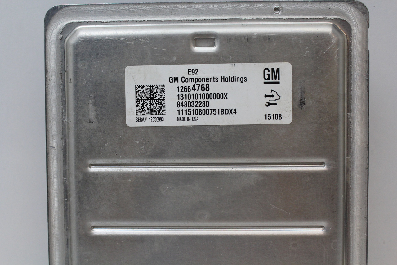 14-16 GMC Sierra 1500 12656993 Computer Brain Engine Control ECU ECM EBX Module