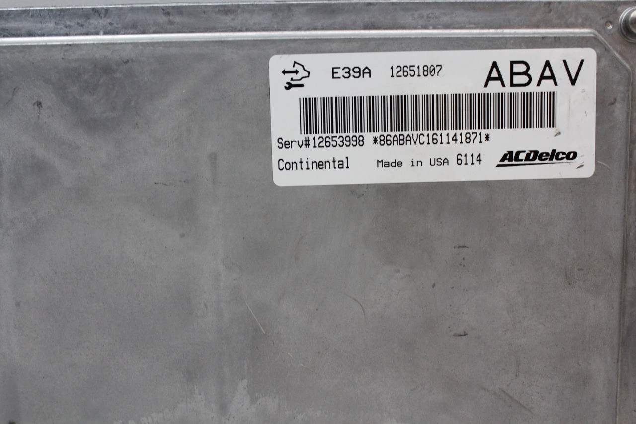 13-16 Buick Verano 12658998 Computer Brain Engine Control ECU ECM EBX Module