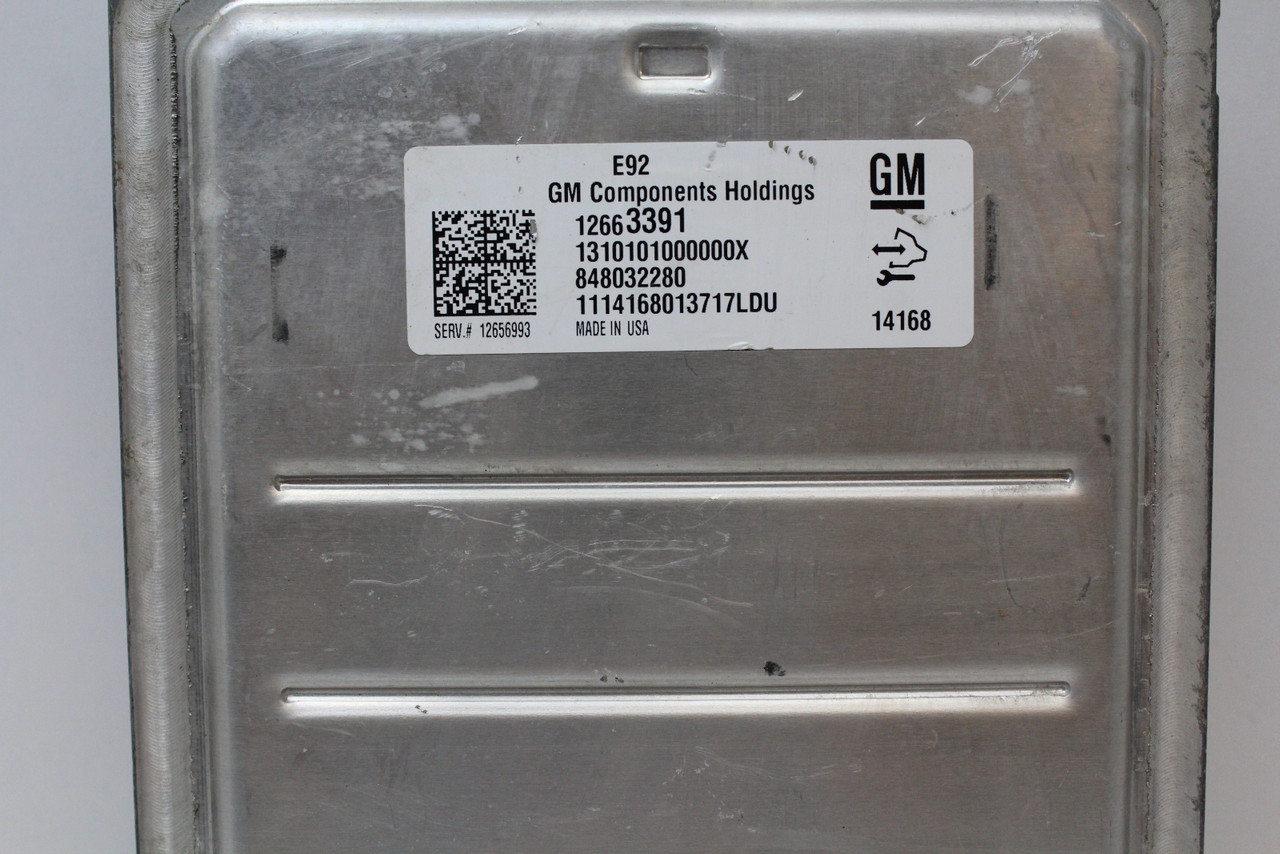 14 15 16 Cadillac CTS 12656993 Computer Brain Engine Control ECU ECM EBX Module