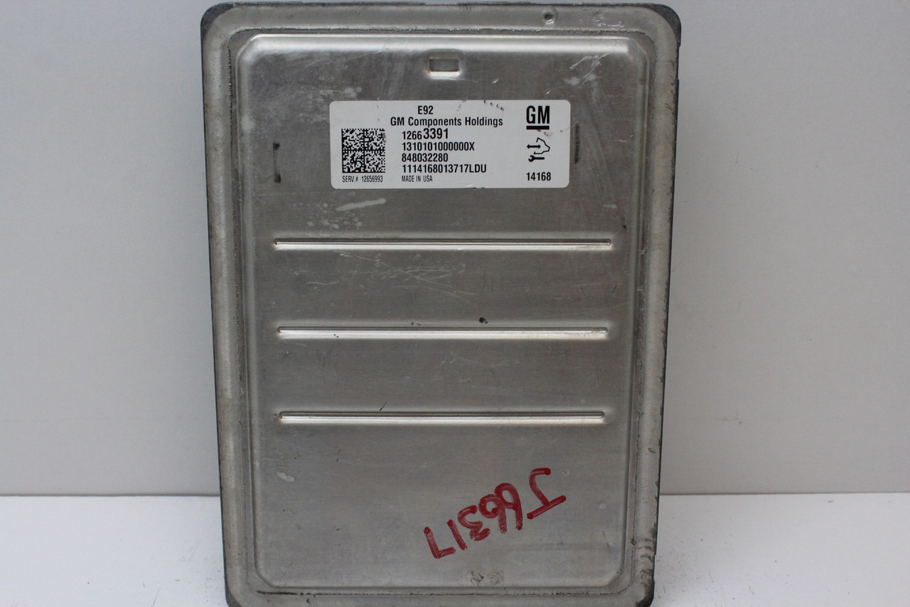 14 15 16 Cadillac CTS 12656993 Computer Brain Engine Control ECU ECM EBX Module