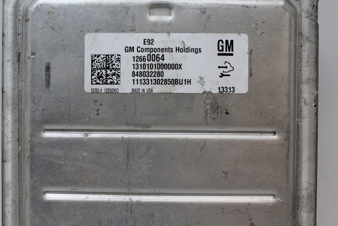 14-16 Chevrolet Silverado 12656993 Computer Engine Control ECU ECM EBX Module